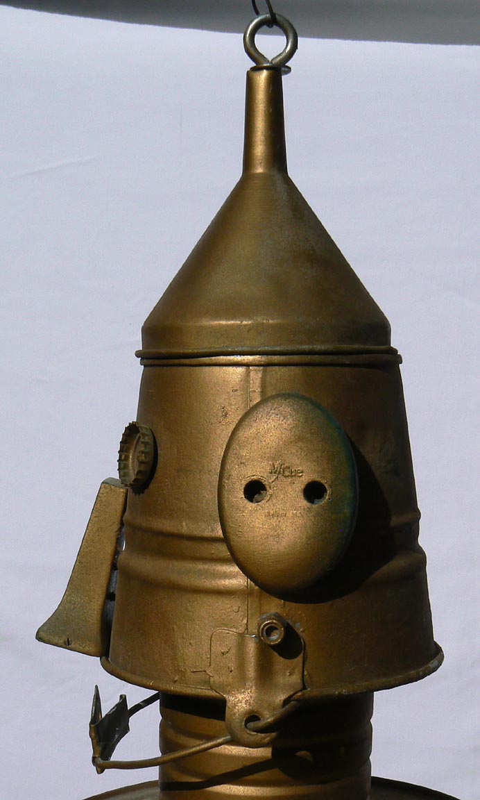 Folk art robot from found objects