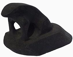 Frog carving