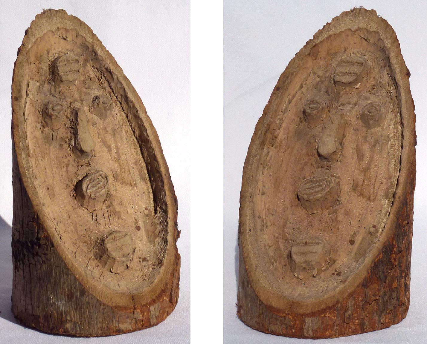 Primitive Carved Face