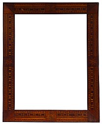 Marquetry frame
