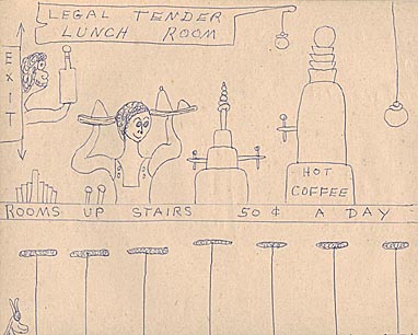 Lewis Smith diner drawing